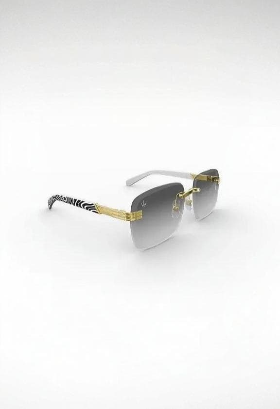 Waltier luxury gold aviator sunglasses